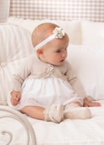 Mayoral Βρεφική Ζακέτα για Κορίτσι Σαμπανιζέ  23-01361-074