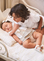 Mayoral Βρεφικό Φόρεμα για Κορίτσι Μπεζ 23-01801-084