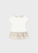 Mayoral Βρεφικό Φόρεμα για Κορίτσι Μπεζ 23-01801-084 - Image 3