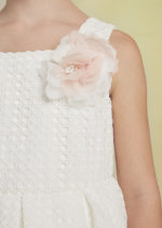 Abel & Lula Παιδικό Φόρεμα για Κορίτσι Λευκό  23-05029-051 - Image 3