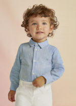 Abel & Lula Βρεφικό Πουκάμισο για Αγόρι Γαλάζιο  23-05118-006