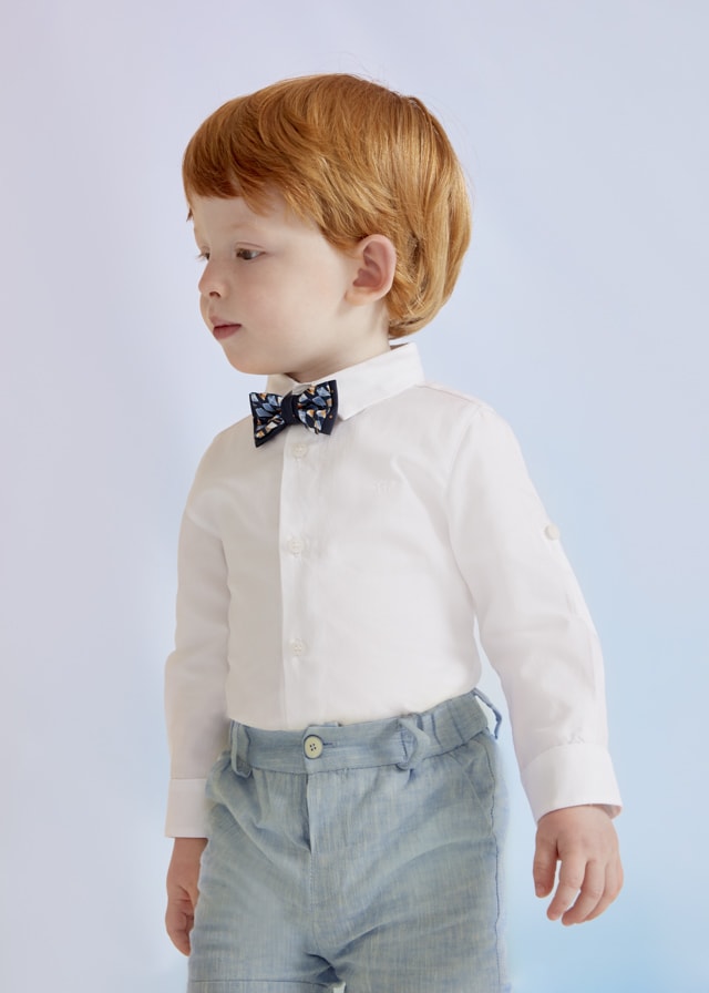 23-05119-001-L-2 Abel & Lula Βρεφικό Πουκάμισο για Αγόρι Λευκό 23-05119-001 - Image 1
