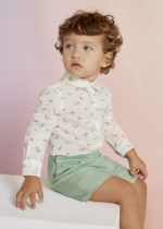 Abel & Lula Βρεφικό Πουκάμισο για Αγόρι Εκρού  23-05122-008