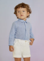 Abel & Lula Βρεφική Βερμούδα για Αγόρι Λευκό  23-05224-023