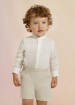 Abel & Lula Βρεφική Βερμούδα για Αγόρι Μπεζ 23-05225-026 - Image 2