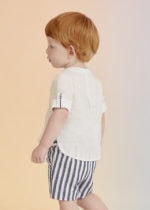 Abel & Lula Βρεφικό Σετ για Αγόρι Λευκό-Μπλέ 23-05229-063 - Image 2