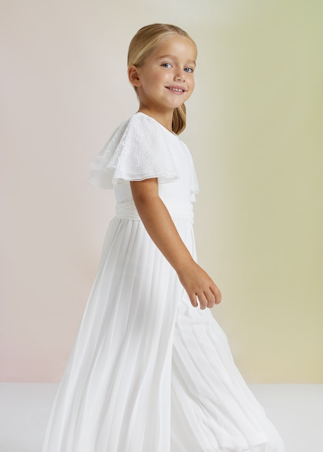 23-05235-071-L-2 Abel & Lula Παιδική Φόρμα για Κορίτσι Λευκό 23-05235-071 - Image 1