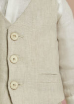 Abel & Lula Βρεφικό Γιλέκο για Αγόρι Μπεζ 23-05347-008 - Image 5