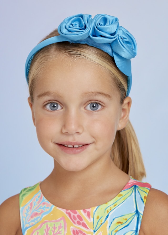 23-05442-072-L-2 Abel & Lula Παιδική Στεκα μικαδο λουλουδια για Κορίτσι Τιρκουάζ 23-05442-072 - Image 1