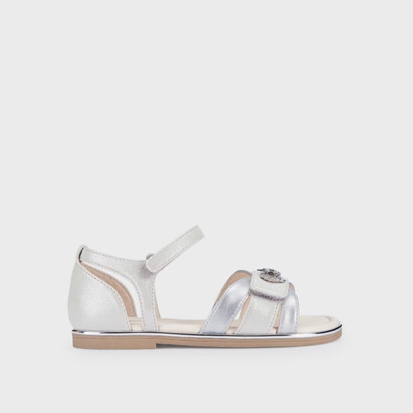 Mayoral Παιδικά Σανδάλια αμπιγε για Κορίτσι Ασημί  23-43443-011