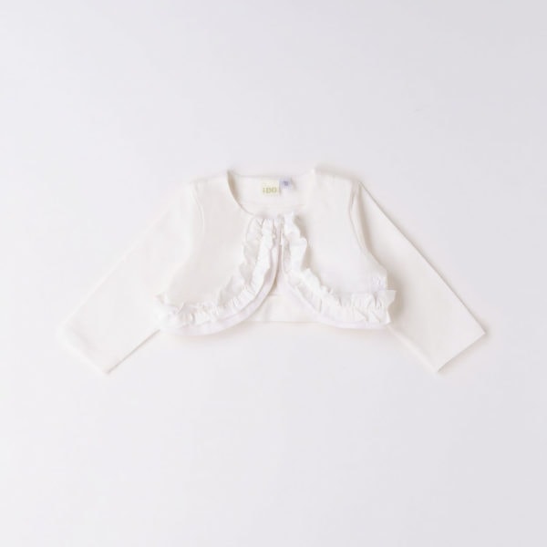 iDo Βρεφική Ζακέτα για Κορίτσι Εκρού 46175-0112