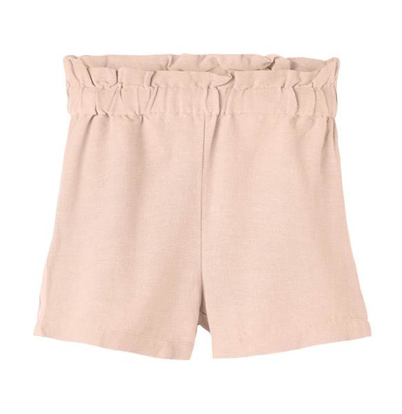 Name It Παιδικό Σορτς Λινό για Κορίτσι Ροδακινί 13214244