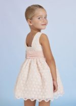 Abel & Lula Παιδικό Φόρεμα για Κορίτσι κεντητό Ροδακινί 23-05044-052 - Image 2