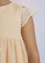 Abel & Lula Παιδικό Φόρεμα τούλι κεντητό για Κορίτσι Ροδακινί 23-05038-063 - Image 3