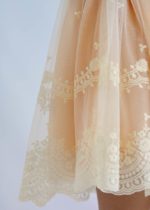 Abel & Lula Παιδικό Φόρεμα τούλι κεντητό για Κορίτσι Ροδακινί 23-05038-063 - Image 4