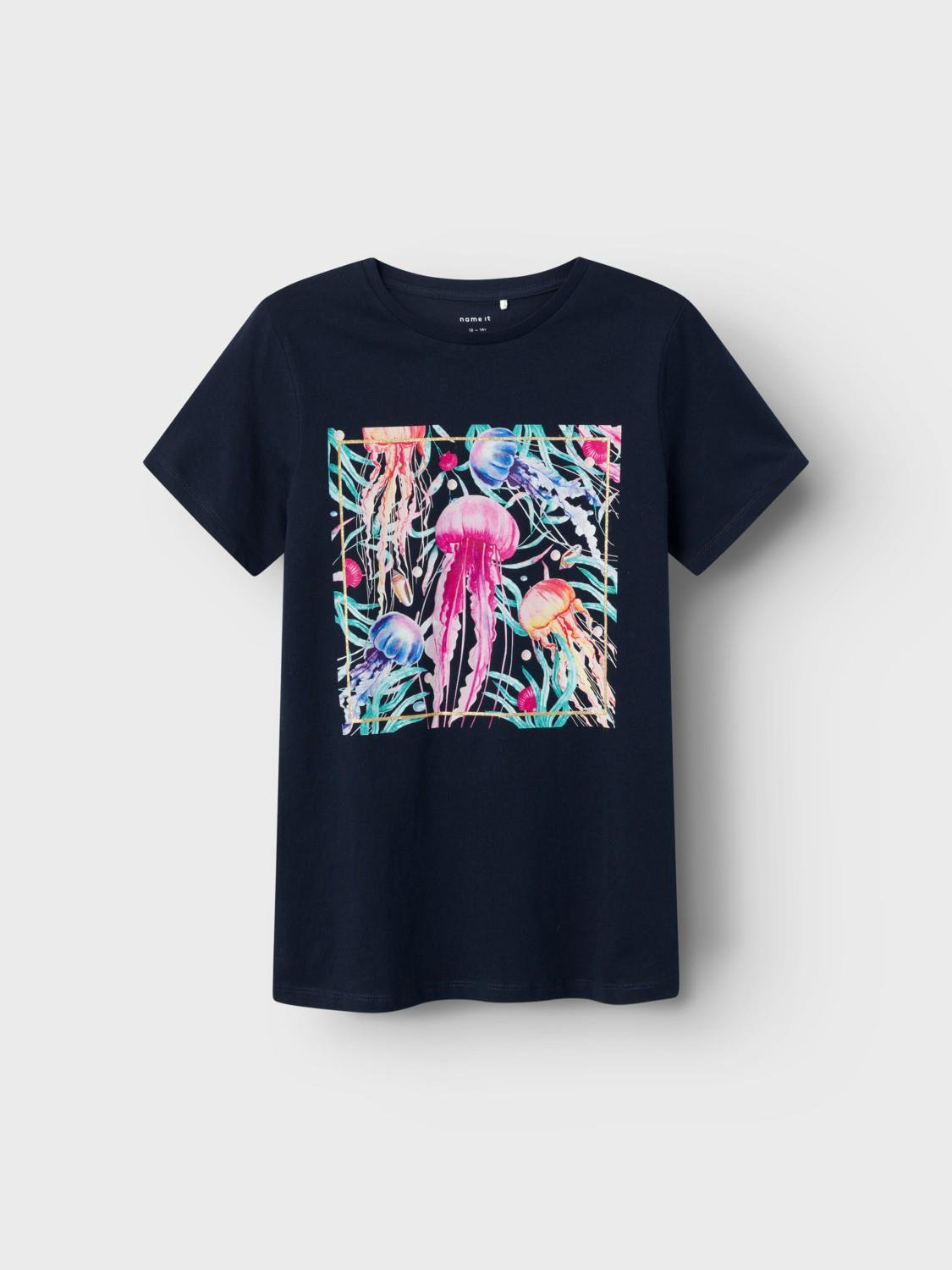 13213302 Name it Παιδική Μπλούζα για Κορίτσι Σκούρο Μπλε 13213302-19-4020-TCX - Image 1