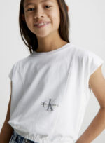 Calvin Klein Παιδική Μπλούζα για Κορίτσι Λευκό IG0IG02009-YAF - Image 2