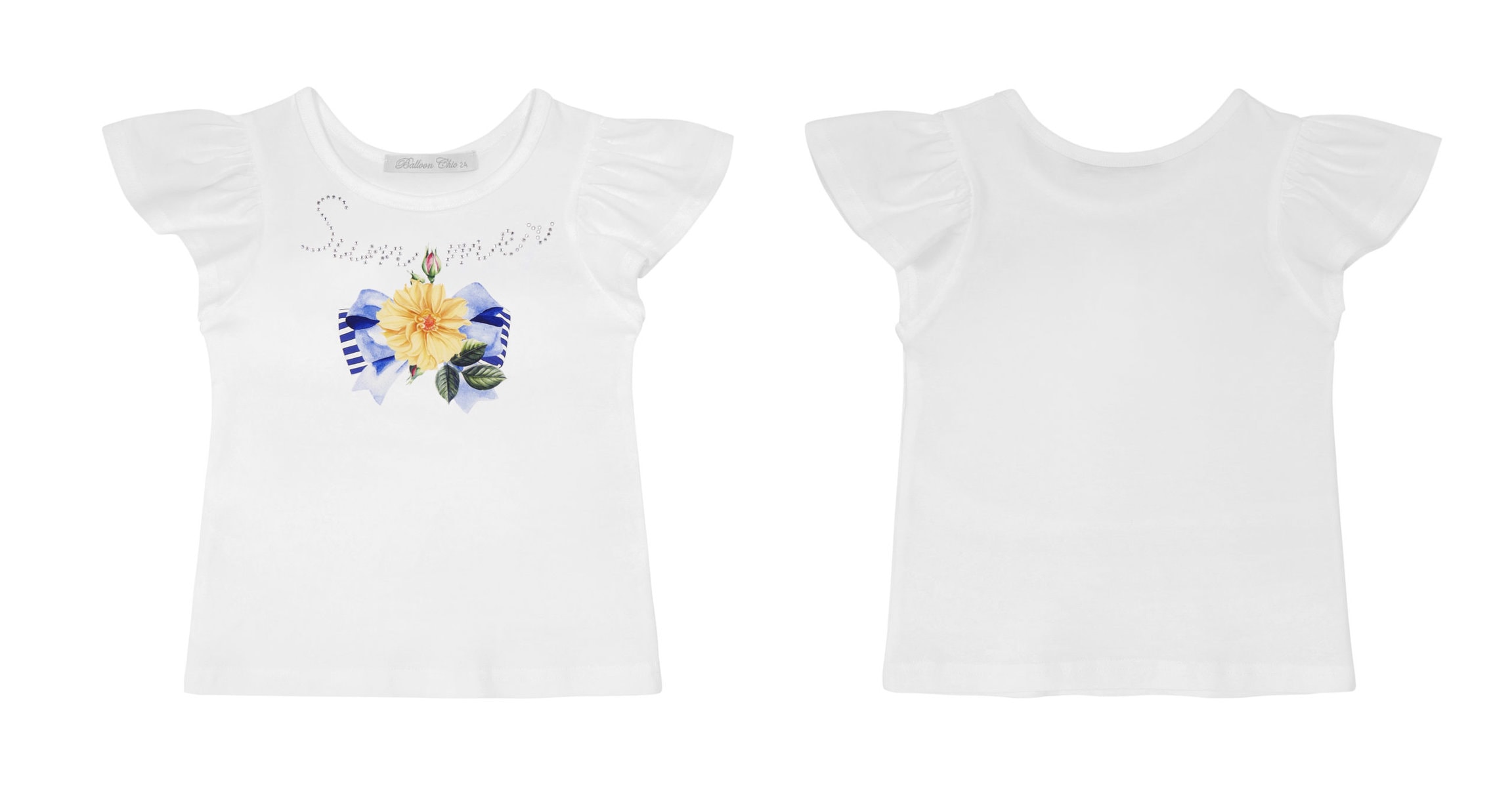 517 Balloon Chic Παιδική Μπλούζα για Κορίτσι Άσπρο 231F0517 - Image 1