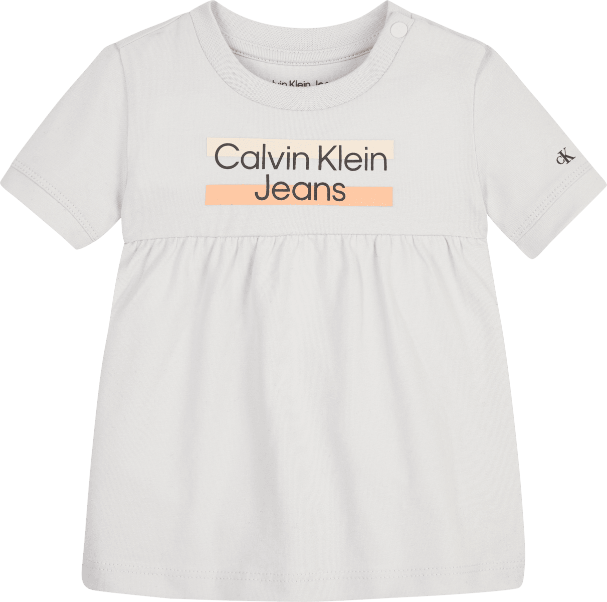 IN0IN00065PSX_F Calvin Klein Βρεφικό Φόρεμα για Κορίτσι Γκρι IN0IN00065-PSX - Image 1