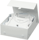 Calvin Klein Βρεφικό Σετ Unisex Γκρι-Λευκό IN0IN00079-0IV - Image 2