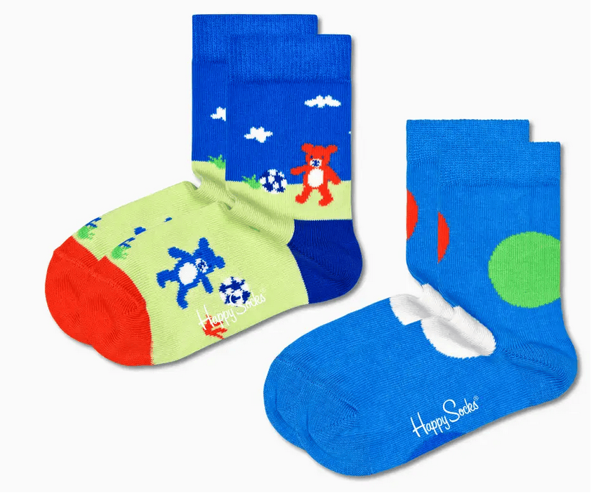 KFTE02-6300 Happy Socks Παιδική Κάλτσα Σετ 2 Ζευγών KFTE02-6300 - Image 1