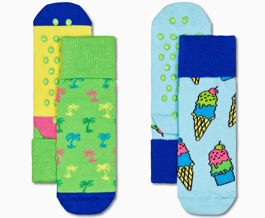 KPLM19-7000 Happy Socks Παιδική Κάλτσα Anti-slip 2 Ζεύγη KPLM19-7000 - Image 1