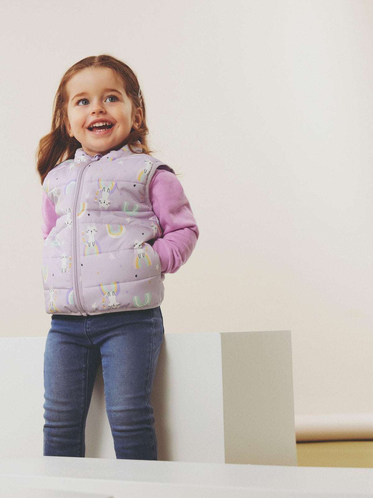 NAME-IT_SpringSummer2023_4083677_13211739_5 Name it Παιδικό Γιλέκο για Κορίτσι Ανοιχτό Μωβ 13211739-14-3710-TCX - Image 1