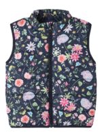 Name It Παιδικό Γιλέκο για Κορίτσι Μαύρο Σταμπωτό 13217632