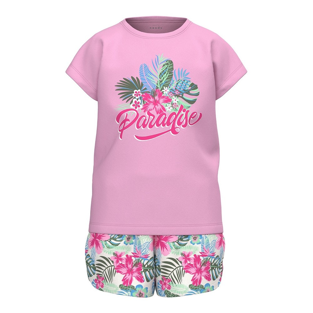 PAIDIKO-SET-SYNOLO-NAME-IT-13215240-ROZ-KORITSI Name it Παιδικό Σετ για Κορίτσι Ροζ 13215240-15-2213-TCX - Image 1