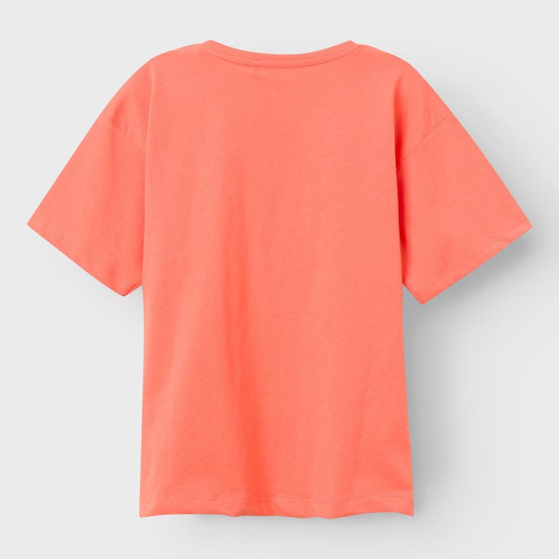 T-shirt_Name_it_Πορτοκαλί_Los-Angeles_13214372_(2) Name it Παιδική Μπλούζα για Αγόρι Πορτοκαλί 13214372-16-1539-TCX - Image 2