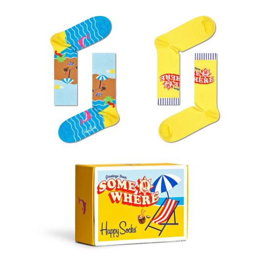 Happy Socks Ενηλικών Κάλτσα Συσκευασία Δώρου GIFT SET 2 Ζεύγη XWYW02-2200