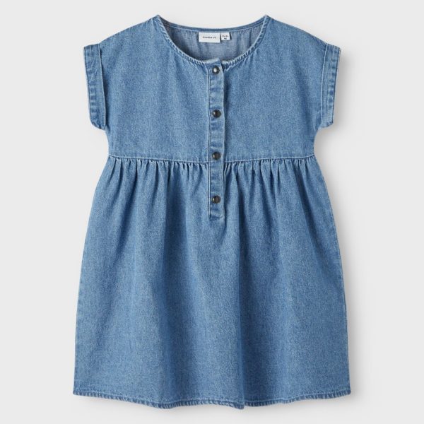 Name it Παιδικό Φόρεμα για Κορίτσι Μπλε 13214067-BS000065