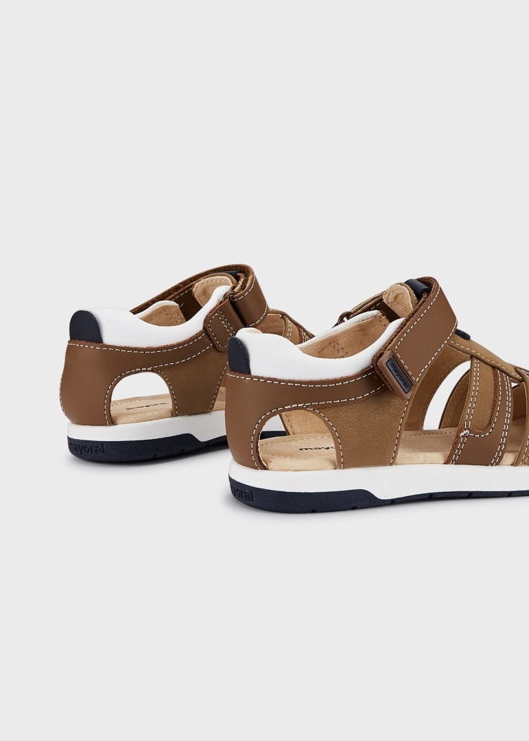 πεδιλο-συνδυασμενο-απο-βιωσιμο-δερμα-baby_id_23-41492-096-M-7 Mayoral Παιδικά Πέδιλα Κλειστά Αμπιγέ  για Αγόρι Καφέ  23-41492-096 - Image 4