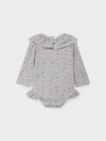 Lil' Atelier Βρεφικό Μαγιό για Κορίτσι Γκρι-Σταμπωτό 13213575 - Image 3