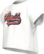 Name it Παιδικό Μπλουζάκι Crop για Κορίτσι Άσπρο 13215793 - Image 2