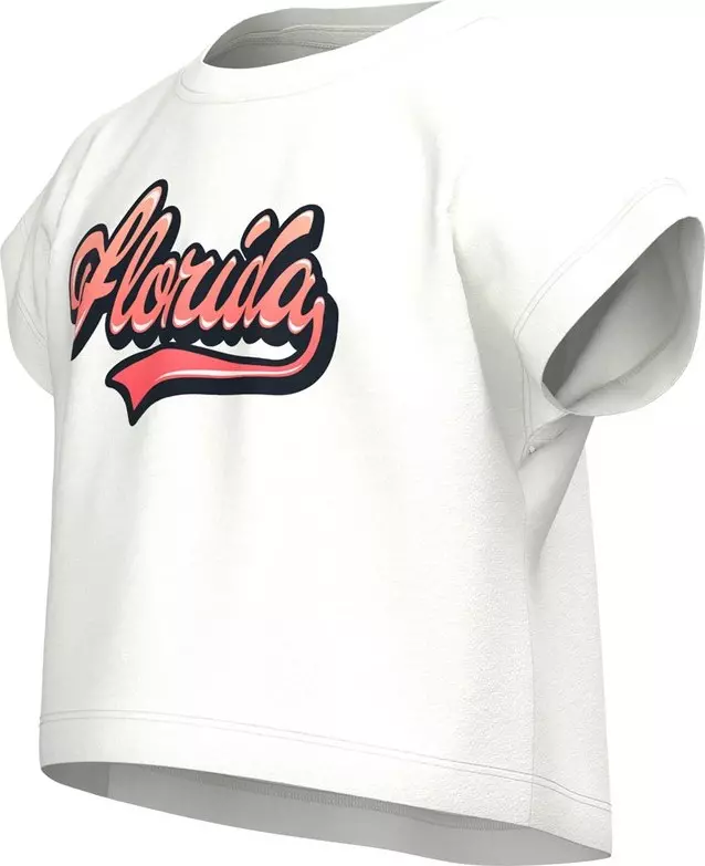 13215793-3 Name it Παιδικό Μπλουζάκι Crop για Κορίτσι Άσπρο 13215793 - Image 2