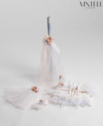 Vinteli Λαμπάδα Tούλινη με το Ντεκόρ του Ρούχου 6203-805 - Image 2