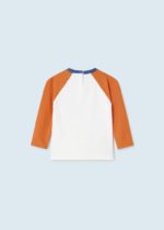 Mayoral Βρεφική Μπλούζα-Μαγιό Μακρυμάνικη με Αντηλιακή Προστασία  για Αγόρι Πορτοκαλί 23-01031-095 - Image 2