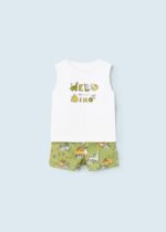 Mayoral Βρεφικό Σετ Μαγιό με Μπλουζάκι για Αγόρι Χακί 23-01641-088 - Image 2