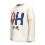 Name it Παιδικό Μπλουζάκι για Αγόρι Μακρυμάνικο Μπεζ Σταμπωτό 13220378 - Image 2