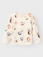 Name it Παιδικό Φούτερ για Αγόρι Μπεζ Σταμπωτό 13221516