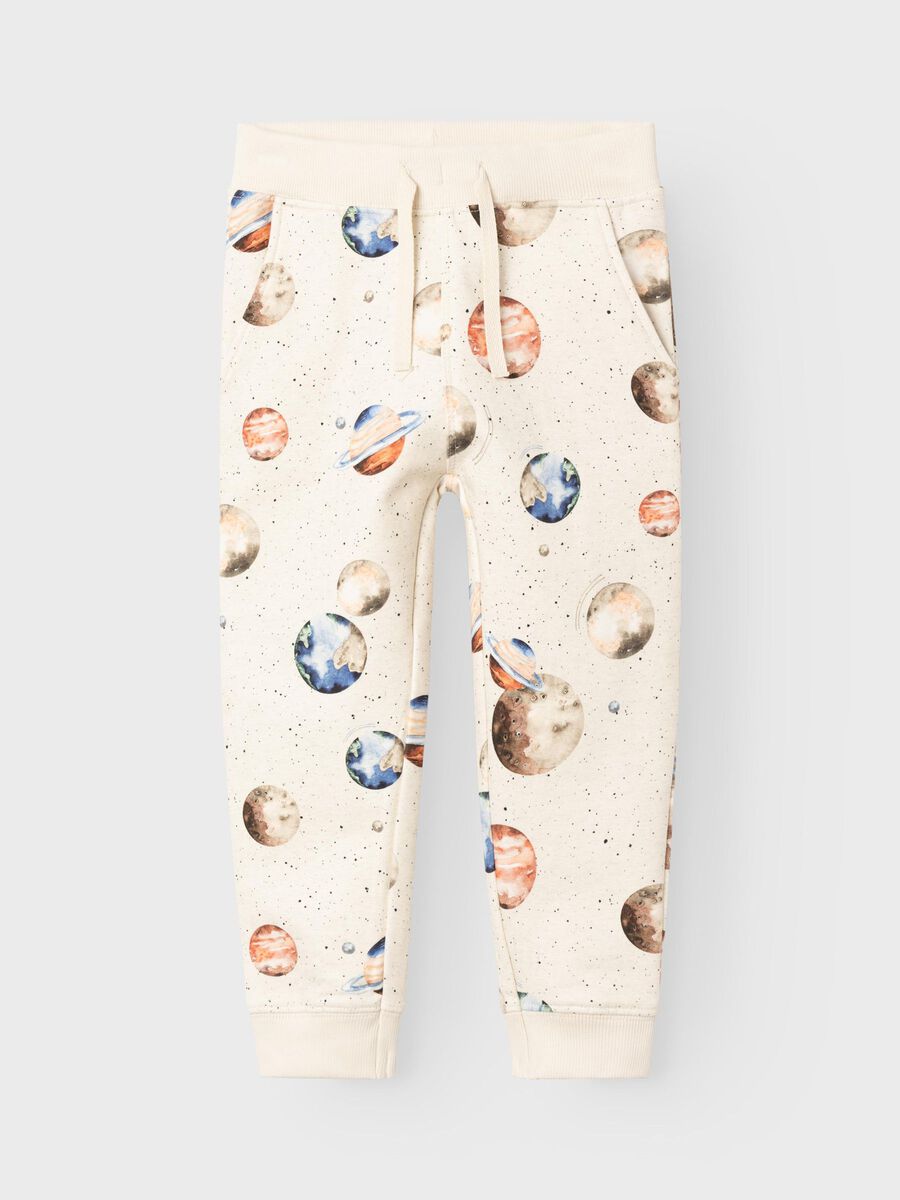 13221520_PeyoteMelange_003 Name it Παιδική Φόρμα για Αγόρι Μπεζ Σταμπωτό 13221520 - Image 1