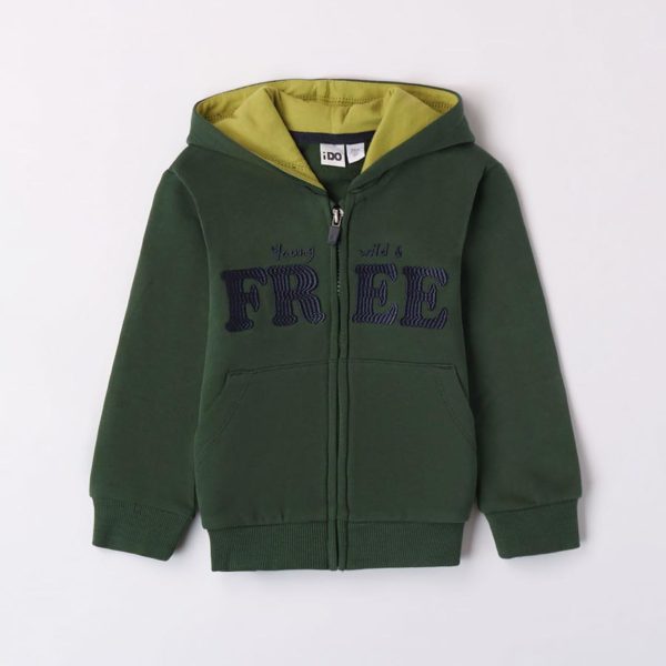 iDo Παιδική Ζακέτα για Αγόρι Πράσινο 47430-4727