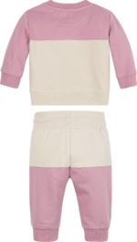 Calvin Klein Βρεφικό Σετ Φόρμα για Κορίτσι Ροζ-Μπεζ IN0IN00088 VCP - Image 2
