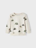 Name it Παιδικό Φούτερ για Αγόρι Μπεζ 13219316-Peyote Melange - Image 3