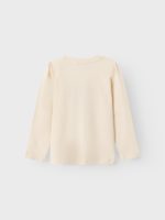 Name it Παιδική Μπλούζα για Κορίτσι Μπεζ 13219821-Whitecap Gray - Image 3