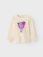 Name it Παιδική Μπλούζα για Κορίτσι Μπεζ 13219821-Whitecap Gray - Image 2