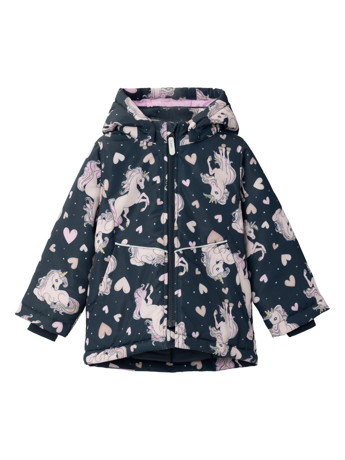 NAME-IT_Autumnwinter_4271753_13220330 Name it Παιδικό Μπουφάν για Κορίτσι Μπλε 13220330-Dark Sapphire - Image 1