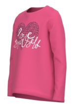 Name it Παιδική Μπλούζα για Κορίτσι Ροζ 13218897-Pink Flambé - Image 3