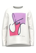 Name it Παιδική Μπλούζα για Κορίτσι Άσπρο 13218897-White Alyssum